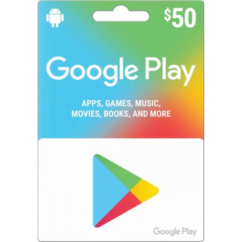 $50 Google Play Gift Card (US)