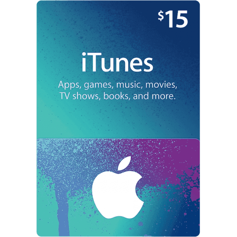 $15 Apple iTunes Gift Card (US | Scan)