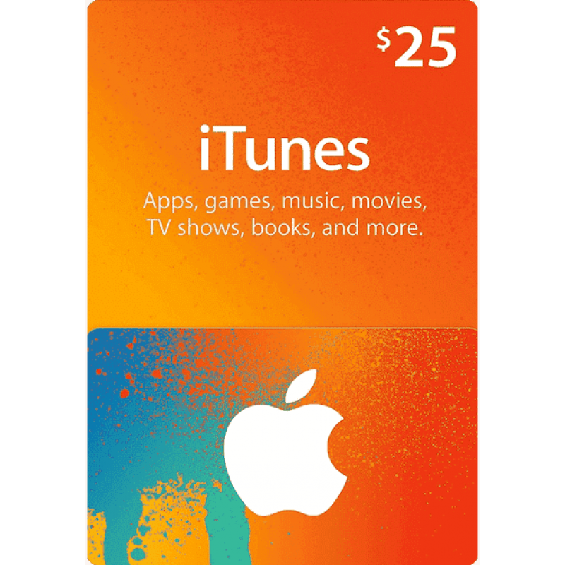 $25 Apple Store & iTunes Gift Card Canada